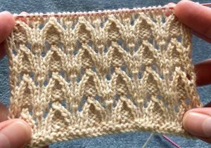 Красивейший  узор на основе резинки 3х3