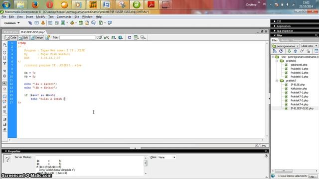 IF...ELSEIF...ELSE 7 OPERATOR, IF-ELSE, DAN SWITCH DALAM PHP смотреть онлайн