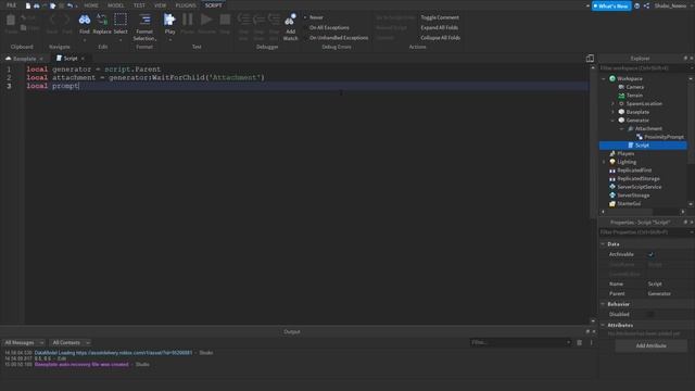 How to make a Generator in Roblox
