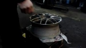 Сварка легкосплавного алюминиевого диска аргоном (титана)