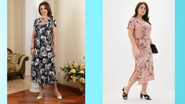 ФАСОНЫ ЛЕТНИХ ПЛАТЬЕВ для каждого типа фигуры ? Правила гардероба для женщин за 50-60 лет