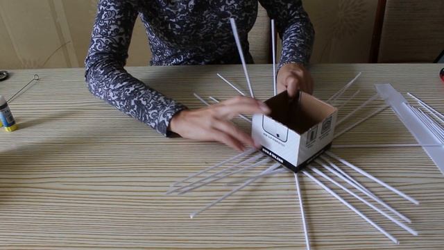 Коробочка из бумажных трубочек смотреть онлайн