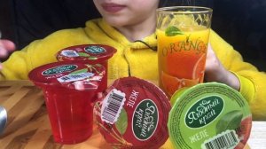 МУКБАНГ ФРУКТОВОЕ ЖЕЛЕ АСМР | MUKBANG FRUIT JELLY ASMR