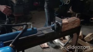 Дровокол гідравлічний НШ10, Двигун бензин 7,5 л.с, хід 630