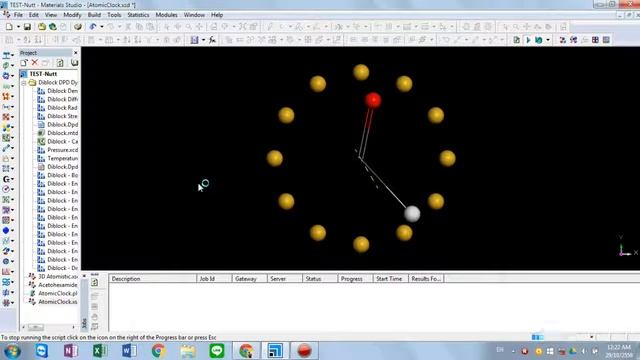 Automatic Atomic Clock by using Material Studio program смотреть онлайн