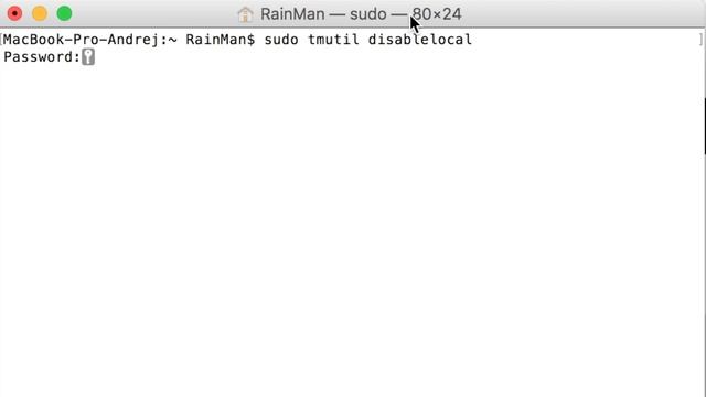 Отключаем локальные копии Time Machine смотреть онлайн