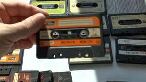 Мои аудио кассеты, 80-ых годов (JVC, AGFA, МК-60)