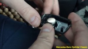 ЗАМЕНА БАТАРЕЙКИ В ПУЛЬТЕ ЦЗ Mercedes-Benz Sprinter Classic