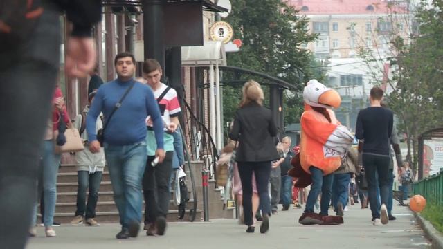 Богданов и Овчинников раздают листовки Додо Пиццы смотреть онлайн