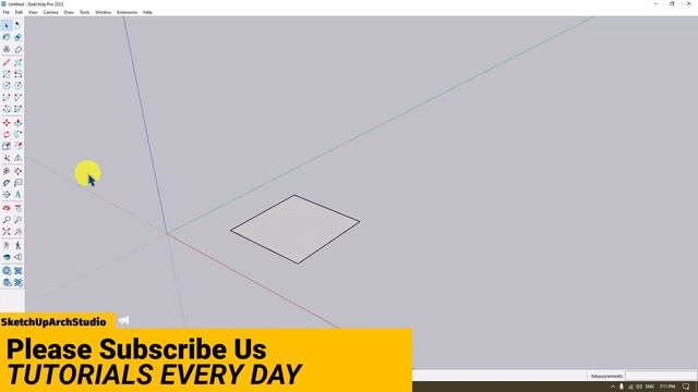 SketchUp Tutorial For Beginners COMPLETE COURSE - New 2023.1