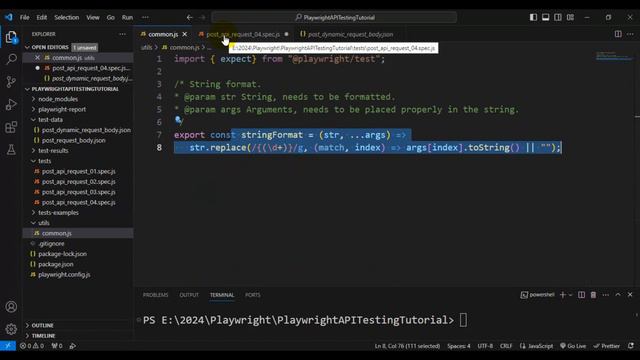 Playwright API Testing #59 POST API Request using Dynamic JSON File