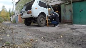 Резка арок арок и других элементов нивы под 32 колеса (наверное 32)