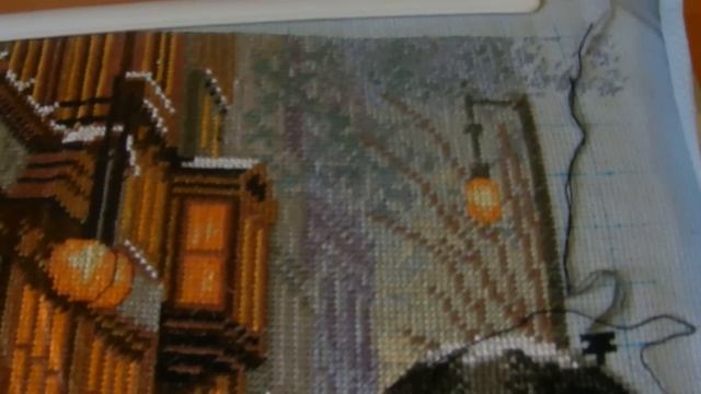 Экватор нового процесса, оформленная картина и вышитая игрушка от Panna. смотреть онлайн