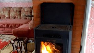 Печь-камин "Бранденбург" и накопительный щиток год эксплуатации.