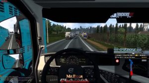 Везу конртакт компания Plazma  через дорога дураков Truckersmp ETS 2