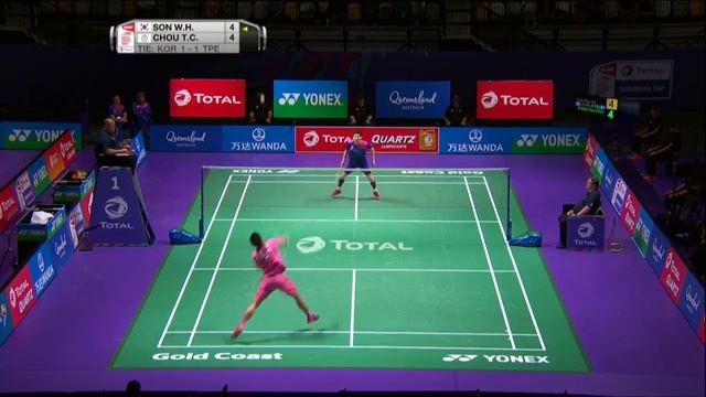 TOTAL BWF Sudirman Cup 2017 | Badminton Day 5 Grp 1 QF-KOR vs TPE смотреть онлайн