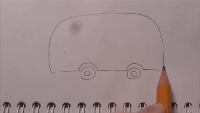 РИСУЕМ автобус | Мастер-класс смотреть онлайн