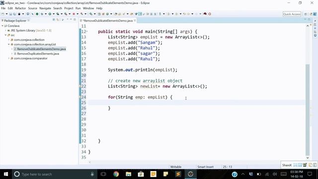 How to Remove Duplicate Elements From an ArrayList in Java