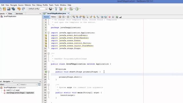 How to Create a JavaFX GUI Application in NetBeans IDE смотреть онлайн