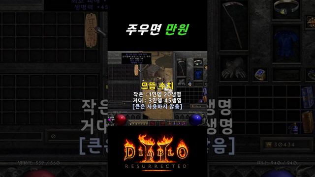 아마존의 새로운 포지션 차암 【디아블로2레저렉션】