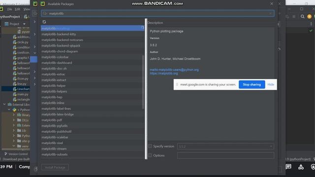 Install Matplotlib Library in Pycharm and create a line chart in Python смотреть онлайн