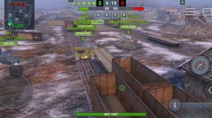 Баг на карте Химельсдорф (В TANKS BLITZ)