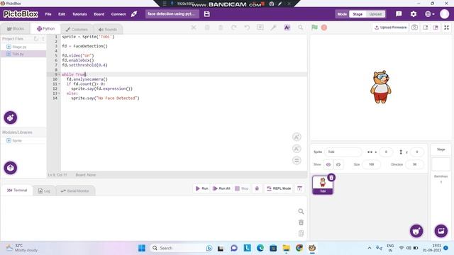 Face Expression Detection by using Python language смотреть онлайн