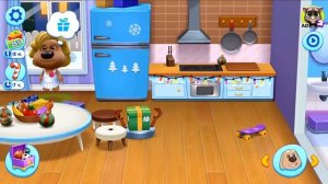 Мой Говорящий Том: Друзья Новогодний смузи челлендж,  мальчики и девочки поменялись телами