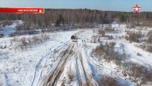 Первый в истории российский боевой робот ведет огонь׃ эксклюзивные кадры