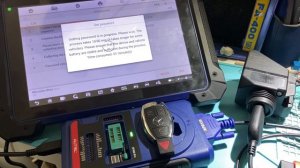 All Keys Lost Mercedes w210 using Autel IM608 on bench with GBOX