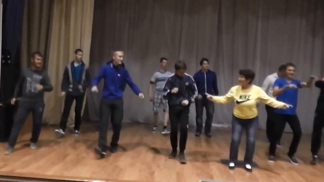 Уроки танцев от школы "Браво" для студентов ТПК. смотреть онлайн