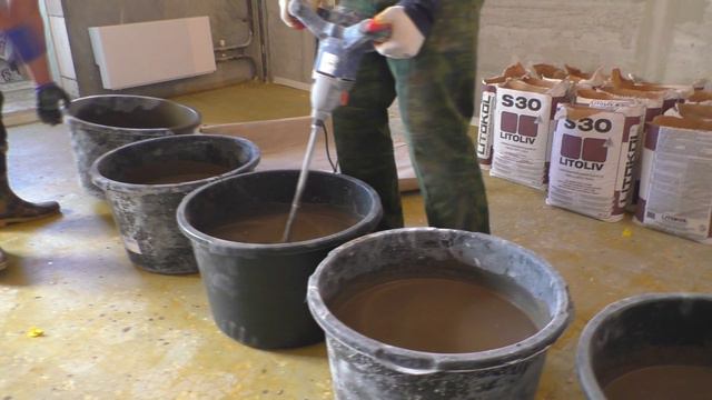 Самый быстрый наливной пол за час 70м2. Лёгкий способ!!! смотреть онлайн