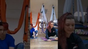 Йога в гамаке. Тренировка спина, плечи, руки. Укрепляем, улучшаем подвижность.