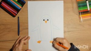 Как нарисовать пингвина? Легко и просто!