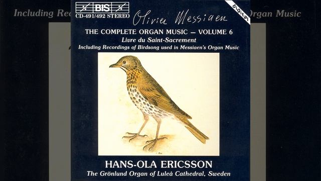 Birdsong Used in Messiaen's Organ Music: European Birds: Sylvia atricapilla (Black cap)