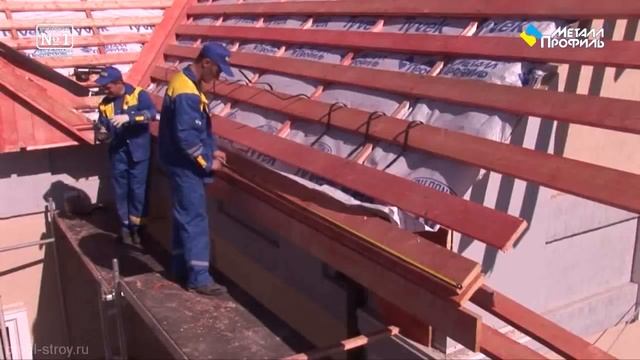Металлочерепица Металлпрофиль - установка