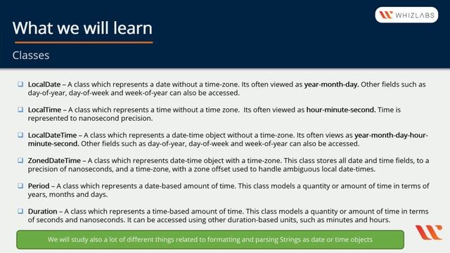 Introduction to Java Date and Time API | Adavnce Java Course | Whizlabs