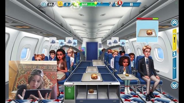 УСТРОИЛАСЬ РАБОТАТЬ СТЮАРДЕССОЙ! ✈️ | Let's play по игре Аэрокухня смотреть онлайн