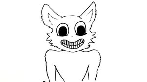 Как нарисовать Картун Кэт Тревора Хендерсона просто, шаг за шагом