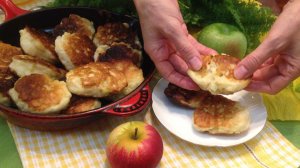 Рацухи (Racuchy z jablkami) - пышные польские оладьи с яблоками