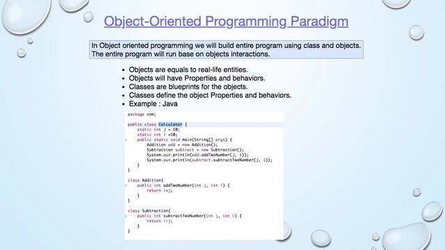 Programming Paradigms | Functional Programming | Object Oriented Programming | Logic | java world