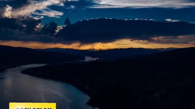 Видео и музыка для релакса. Ночное небо.