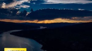 Видео и музыка для релакса. Ночное небо.