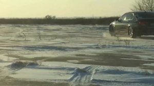 Bmw f10 520d snow drift