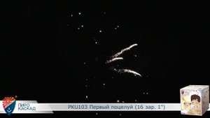 Батарея салютов PKU103 Первый поцелуй 16 зар  1