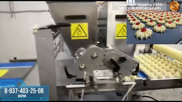Отсадочная машина для производства кондитерских изделий (песочное, сдобное, эклеры, пряники и т.д.)