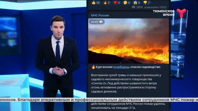 Пожары в Курганской и Свердловской областях смотреть онлайн