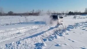 субару форестер по глубокому снегу offroad