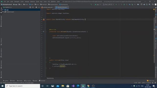 Cannot resolve symbol view in Android Studio Solved смотреть онлайн