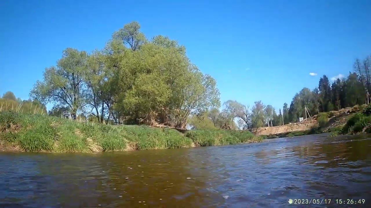 Перекат и отмель на реке Нара смотреть онлайн